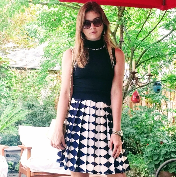 Versace Vintage Pleated Skirt - Picture 3 of 12